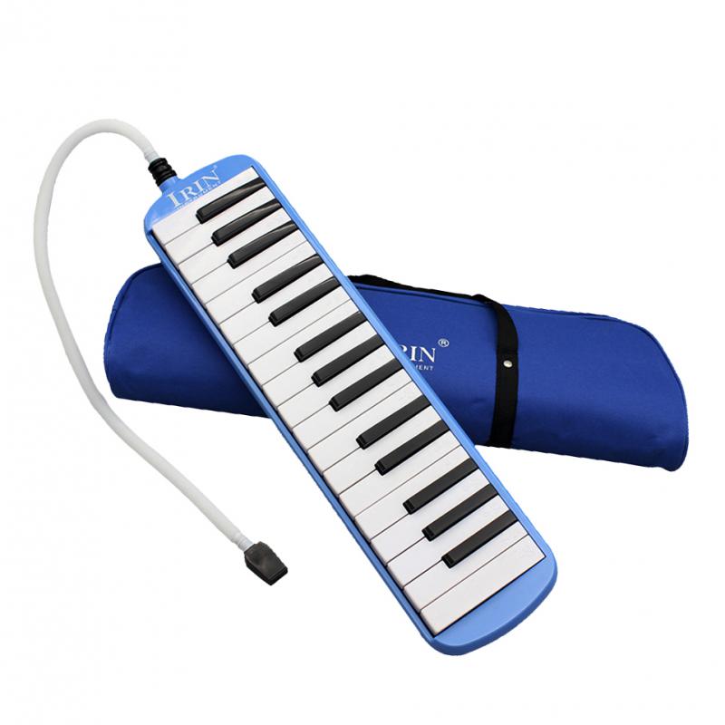 Blue 32 Keys Melodica Musical Instrument Beginners Students Childrens