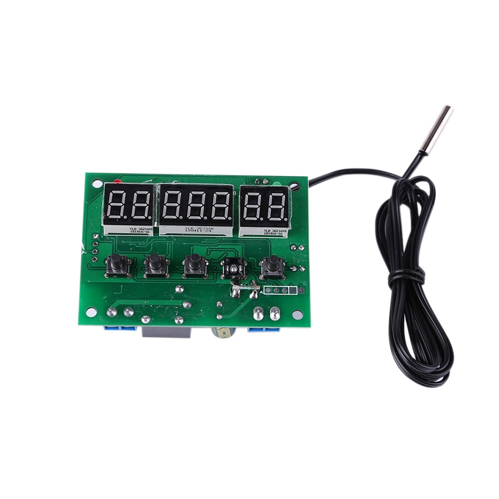 220V Digital Thermostat Temperature Humidity Controller Egg Incubator Three Window for Home Greenhouse Aquaculture Room
