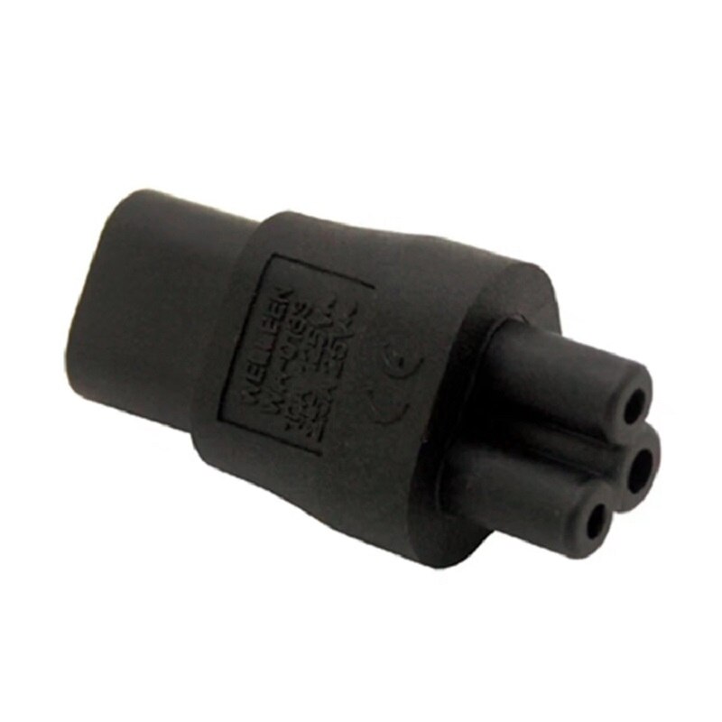 C5-C8 IEC 320 C5 to C8 AC Adapter, IEC 3Pole Female to 2Pole Figure 8 Male Power Adapter