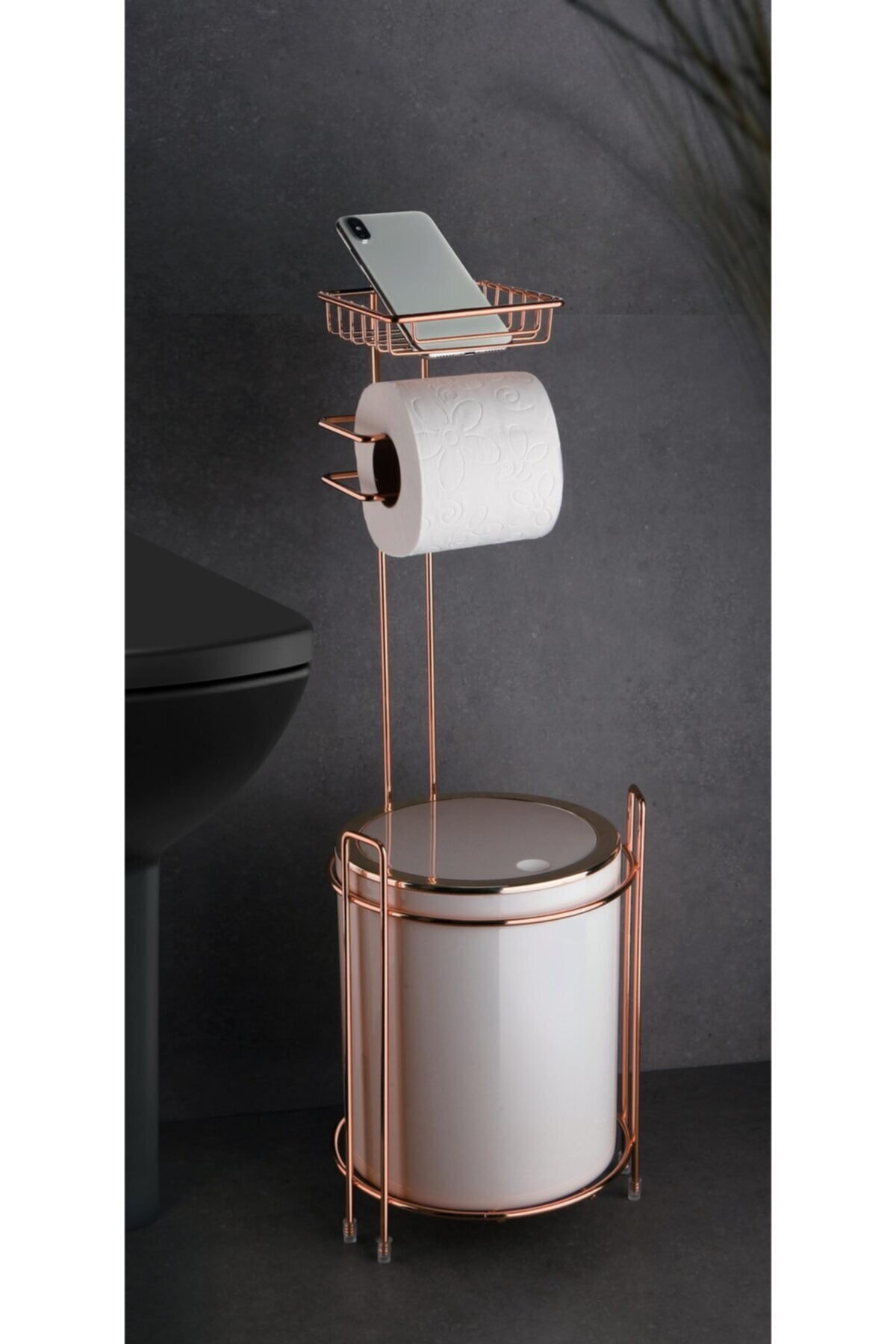 Wc pinsel, mülleimer und Serviette Halfter einstellen badezimmer zubehör innovativ luxus Gold Lagerung organizer neue stil zu hause