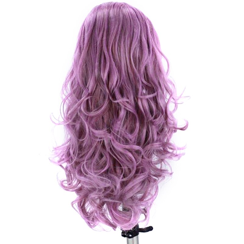 Charisma-perruque synthétique avec raie latérale sur dentelle, Body Wave longue, coiffure rouge sans colle résistante à la chaleur pour femmes noires