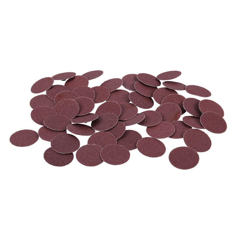 50 PCS 2 inch /50 mm 80 Grit Roll Lock Sanding Roloc Disc Abrasive Pads