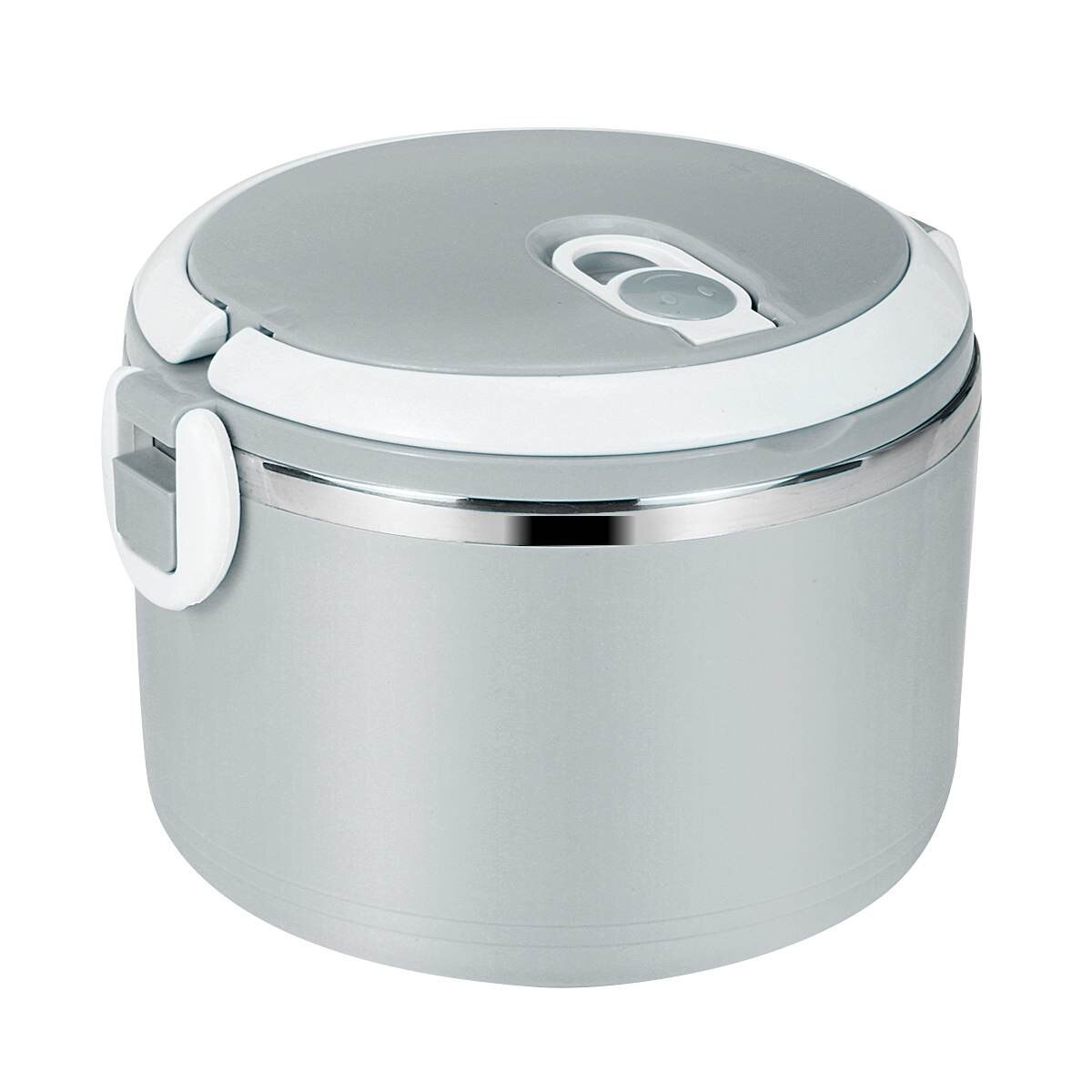 Bento lunchbox draagbaar roestvrij staal thermisch geïsoleerd maaltijd per voedselcontainer keuken lunchbox voor kinderen kinderen volwassenen: 1 laag blauw