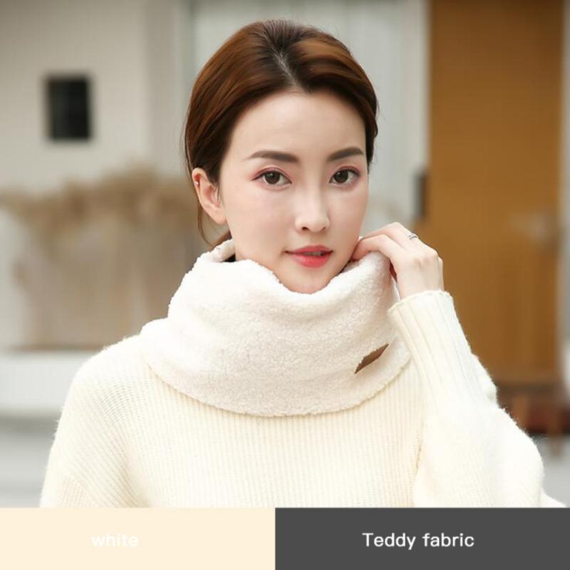 Écharpe d'hiver pour femmes avec Protection des oreilles, foulard de cou pour dames, équipement d'équitation en velours, Plus Teddy,: 04