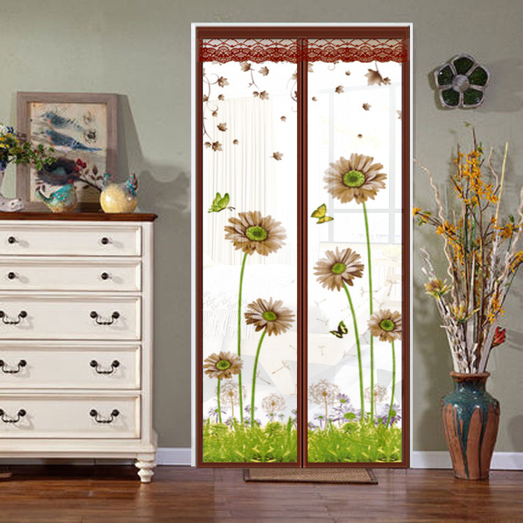 Magnetisch Zacht Gaas Deurgordijn Zomer Anti Mosquito Insect Fly Bug Gordijn Automatisch Sluitende Deur Encryptie Magnetisch Mesh Net: green