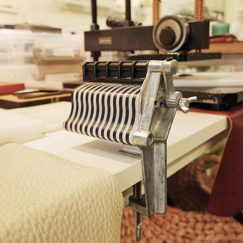 Máquina cortadora de tiras de cuero de escritorio, bricolaje, utilizada para cortar correas Manual, como cinturones, borlas, encaje, Etc. Con 5 cuchillas