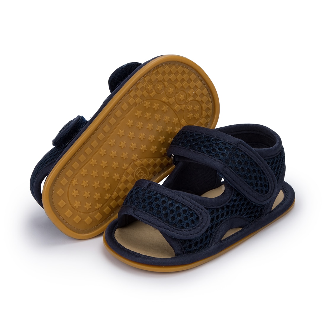 Sandales souples antidérapantes pour bébés filles et garçons de 0 à 18 mois, chaussures d'extérieur, de première