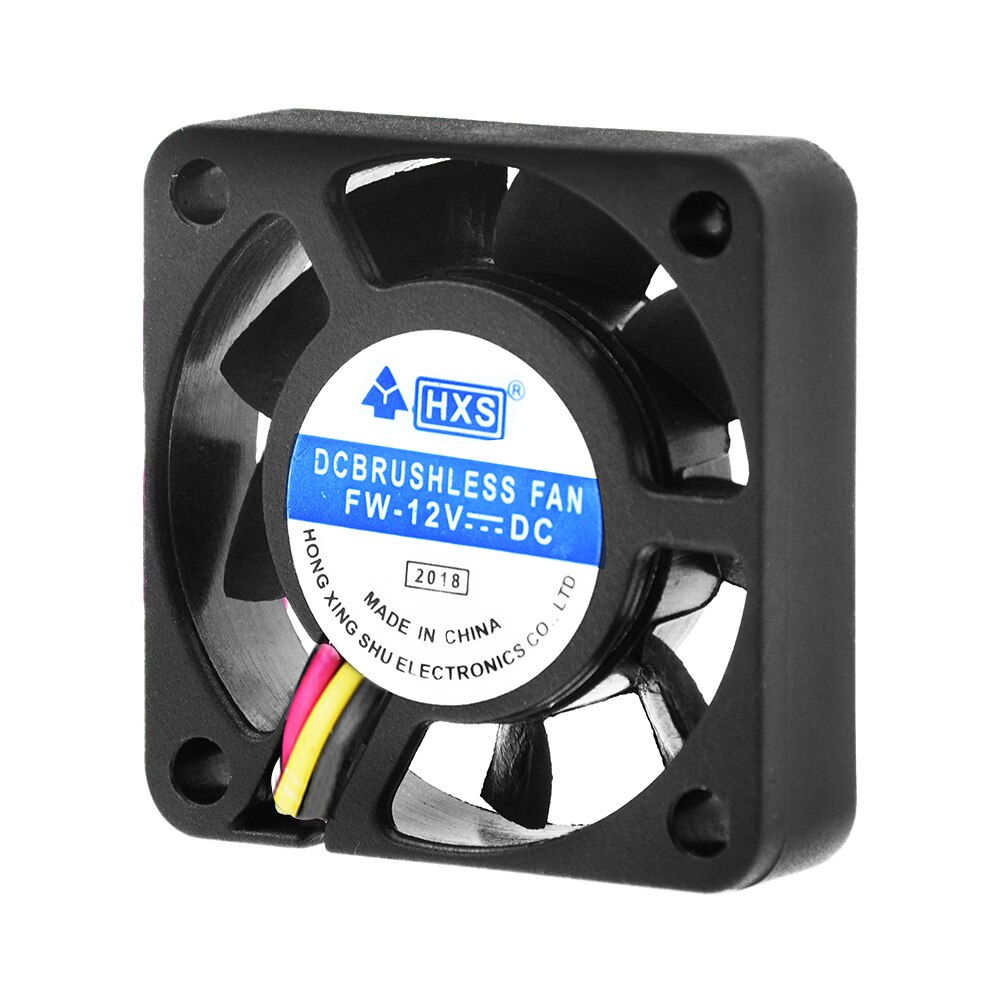 Ventilador de refrigeración para ordenador y PC, ventilador de escape disipador de calor de 4900-6050 RPM, bajo ruido, 3 pines, 9 cuchillas, CC de 12V, 40x40mm, 28 DB,