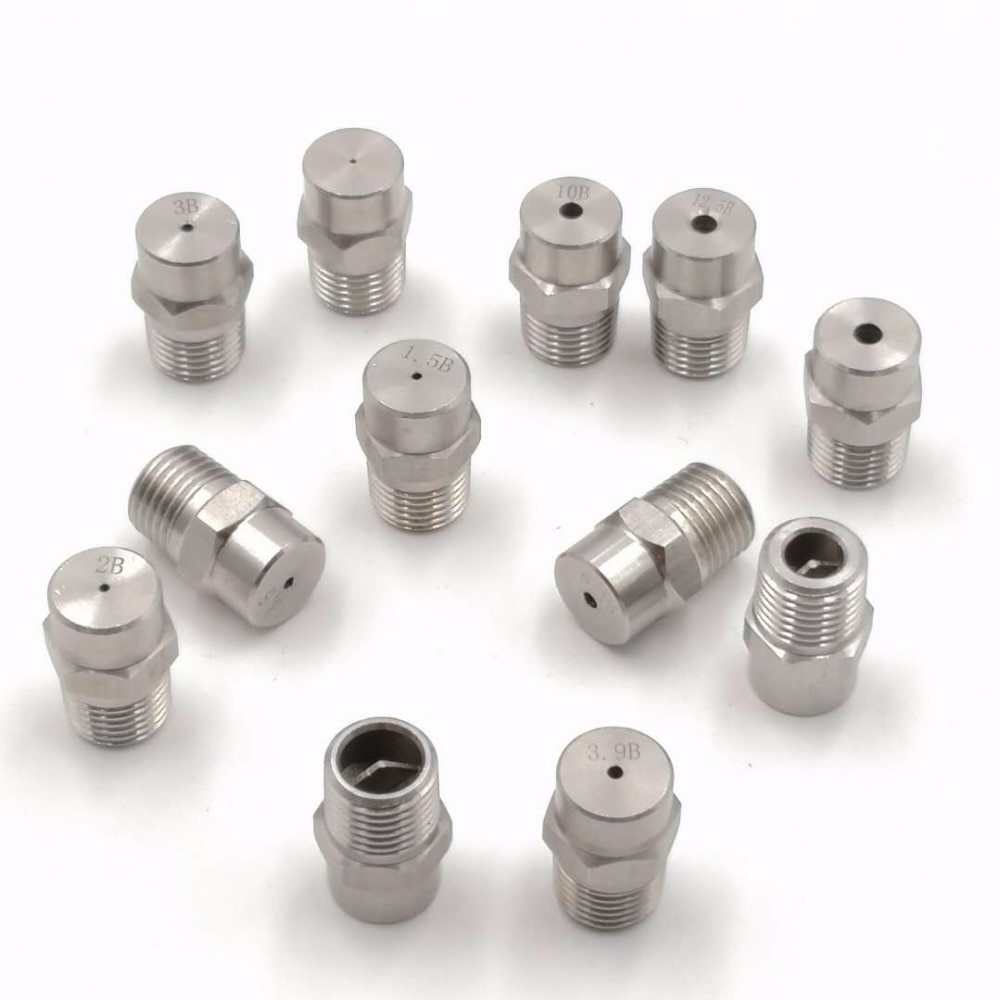 Stainless steel BB series Full cone spray nozzle,solid cone nozzle,cooling,washing or cleaning car nozzle,dust removal nozzle