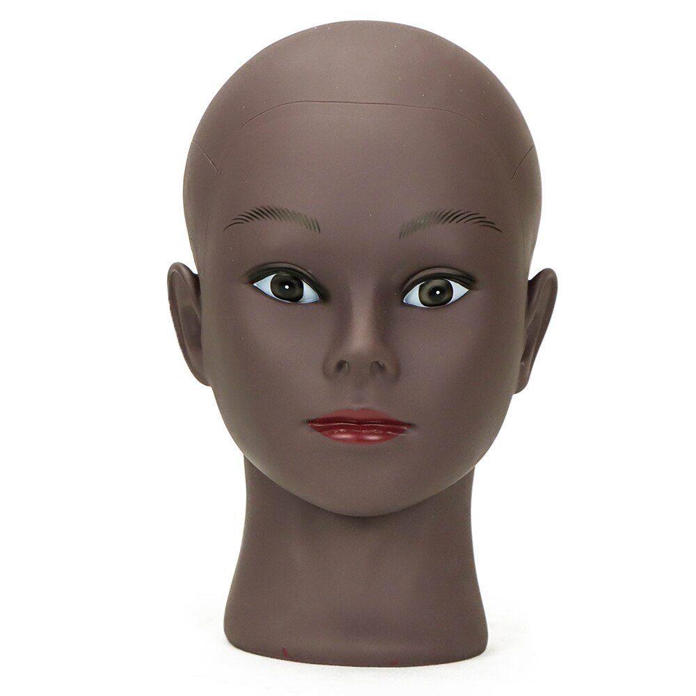 Bald Mannequin Head Wig Head Without Hair for Styling/Making/Display Wigs Mannequin/Maniquin/Traning Head With Stand For wig: only head