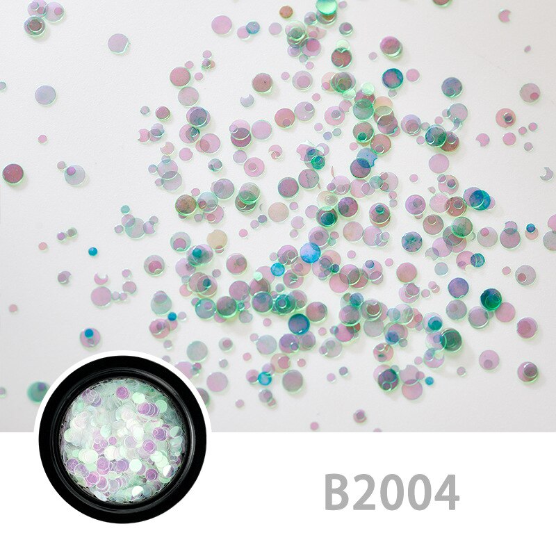 12 couleurs paillettes ongles strass petites perles irrégulières manucure 3D Nail Art décoration dans les accessoires de roue: B2004