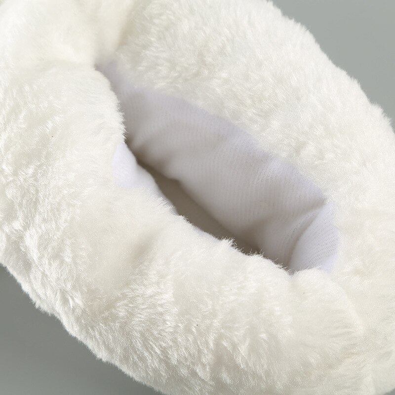 Cotton Slippers Black and White Claw Shoes Winter Indoor Cotton-Padded Shoes Cotton-Padded Shoes Indoor Shoes Direct Claw