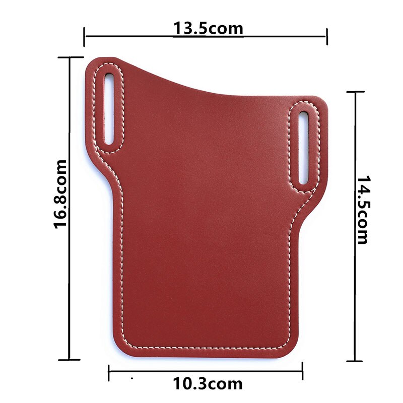 Men Cellphone Loop Holster Case For iPhone 12 11 Pro Max Cover Universal Leather Holster Belt Clip Pouch Phone Bag Purse Wallet