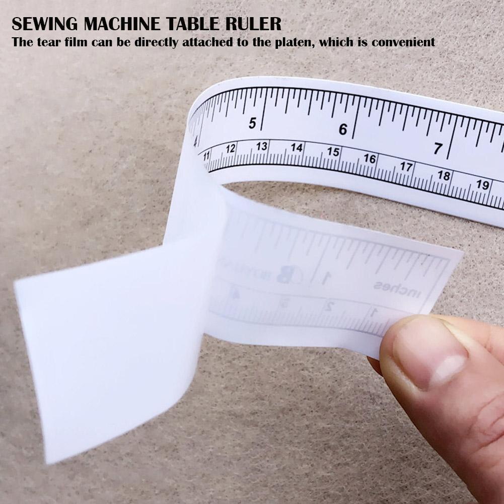 90 cm Self Adhesive Metric Measure Tape Vinyl Ruler For Sewing Machine Sticker W9Y6