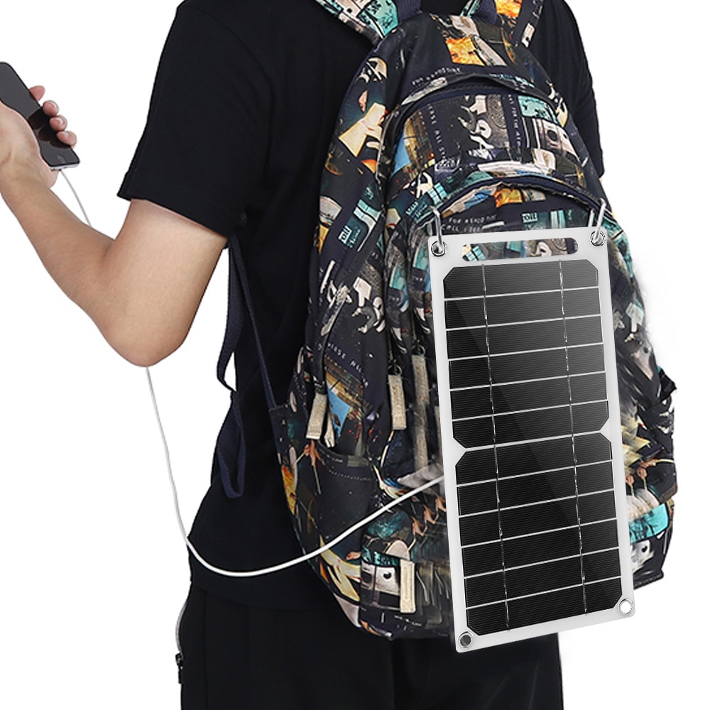 SUNYIMA Semi-flexible Solar Panel 5V 1.2A 6W 300*145MM Monocrystalline High-efficiency Solar Panel Cell Direct For Mobile Phone