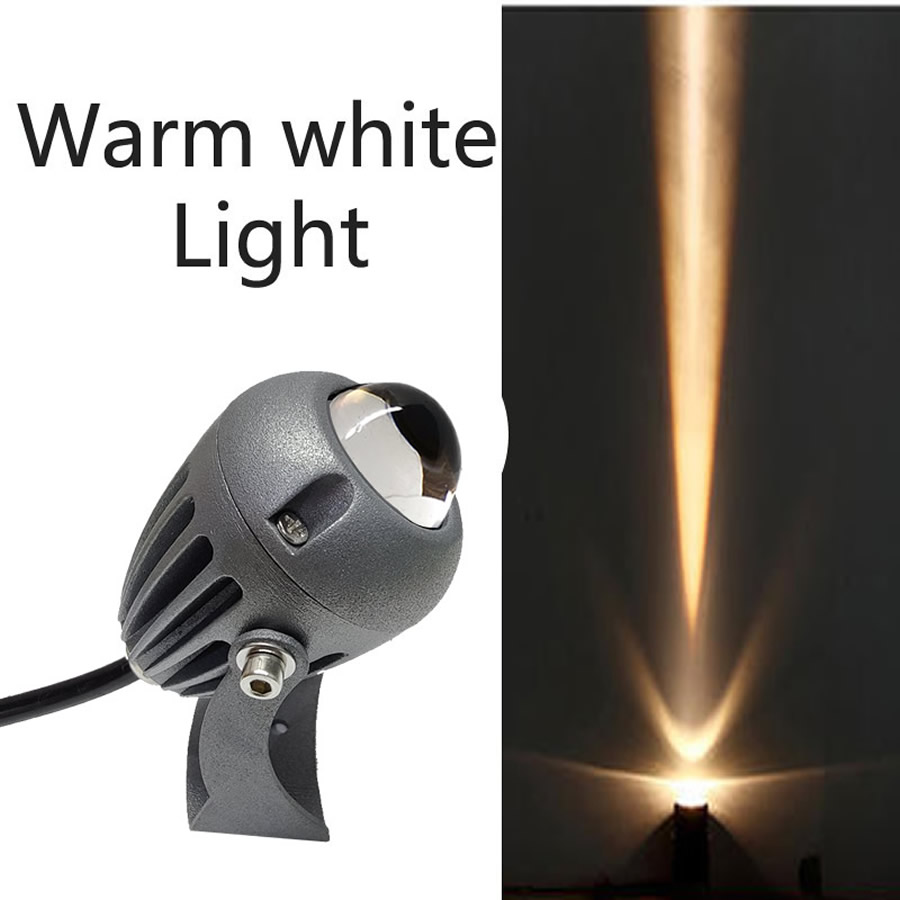 Outdoor LED Wall spotlight 9W 12W 220V Landscape Lighting Green Red Blue Wall light IP66 Waterproof one beam lights: Yellow / Warm White