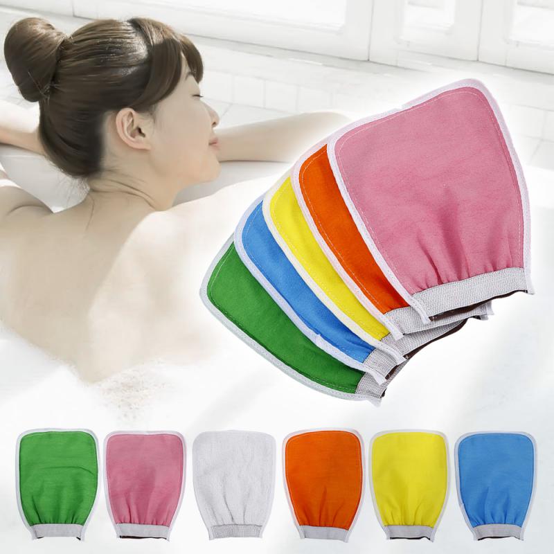 Brusehandsker peeling eksfolierende handske til brusebad scrub handsker modstand kropsmassage svamp ren børste badeartikler