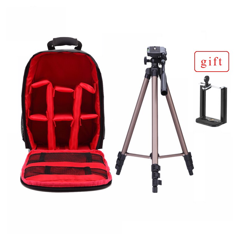 Camera Tas DSLR Digitale Multi-functionele Kleine Video Rugzak Waterdichte Outdoor Camera Tas: Army Green