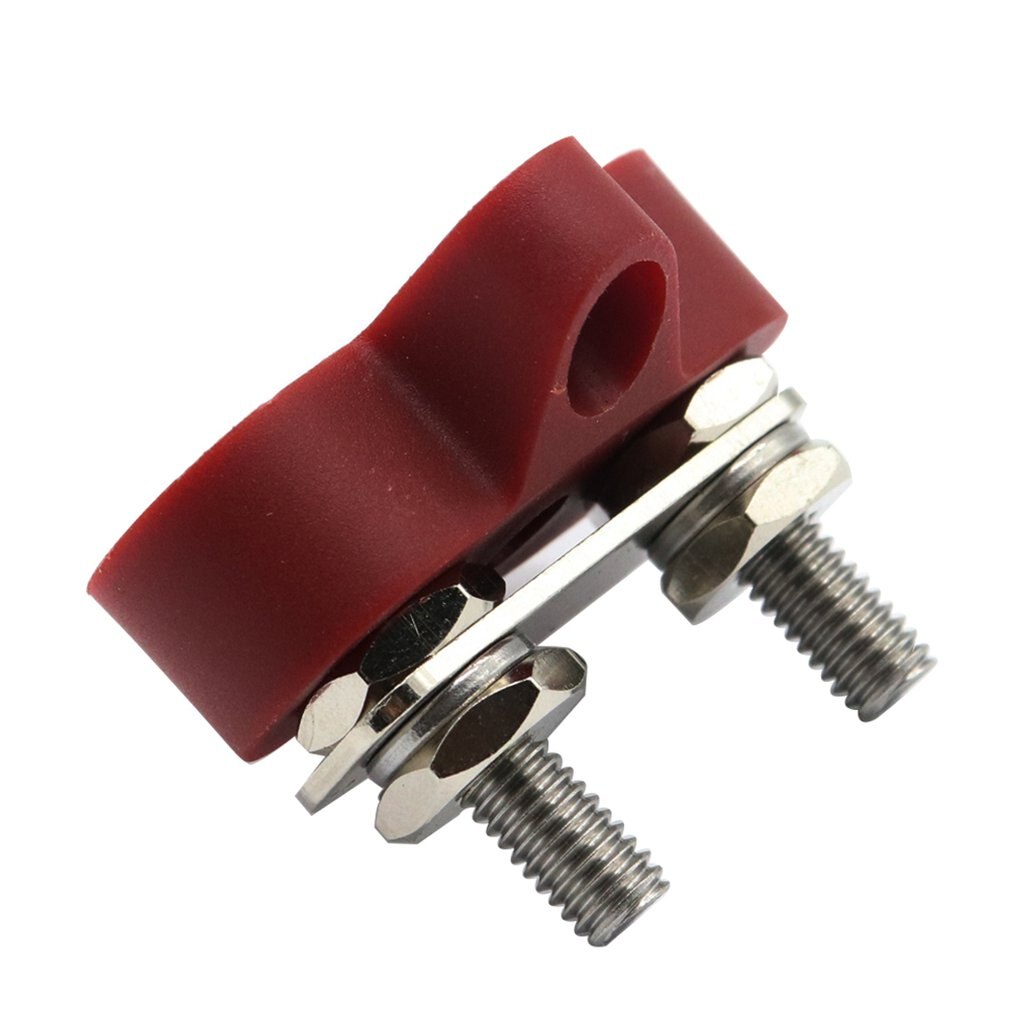 DC 48V Terminal Stud Positive Power Distribution Double Heavy Terminal Stud M8 M6 With Connecting Rod For Ships Cars And RVs