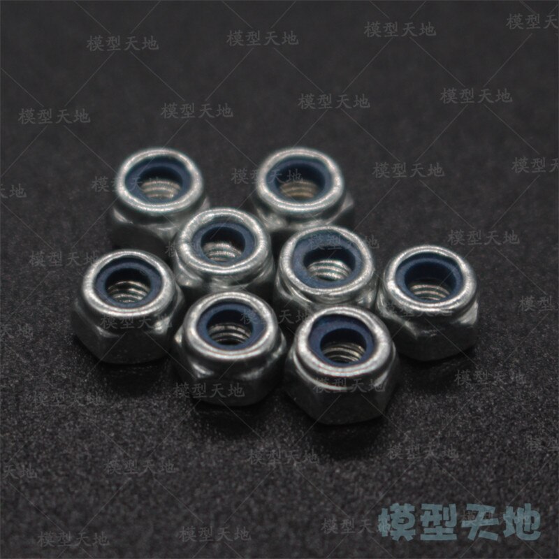 Hsp 102048 122048 alumiiniseos metalli nailonmutteri  m3 8p 02102 1/10 päivitysosat 94122 94123 94111 94108 94177 94106 94188 94166