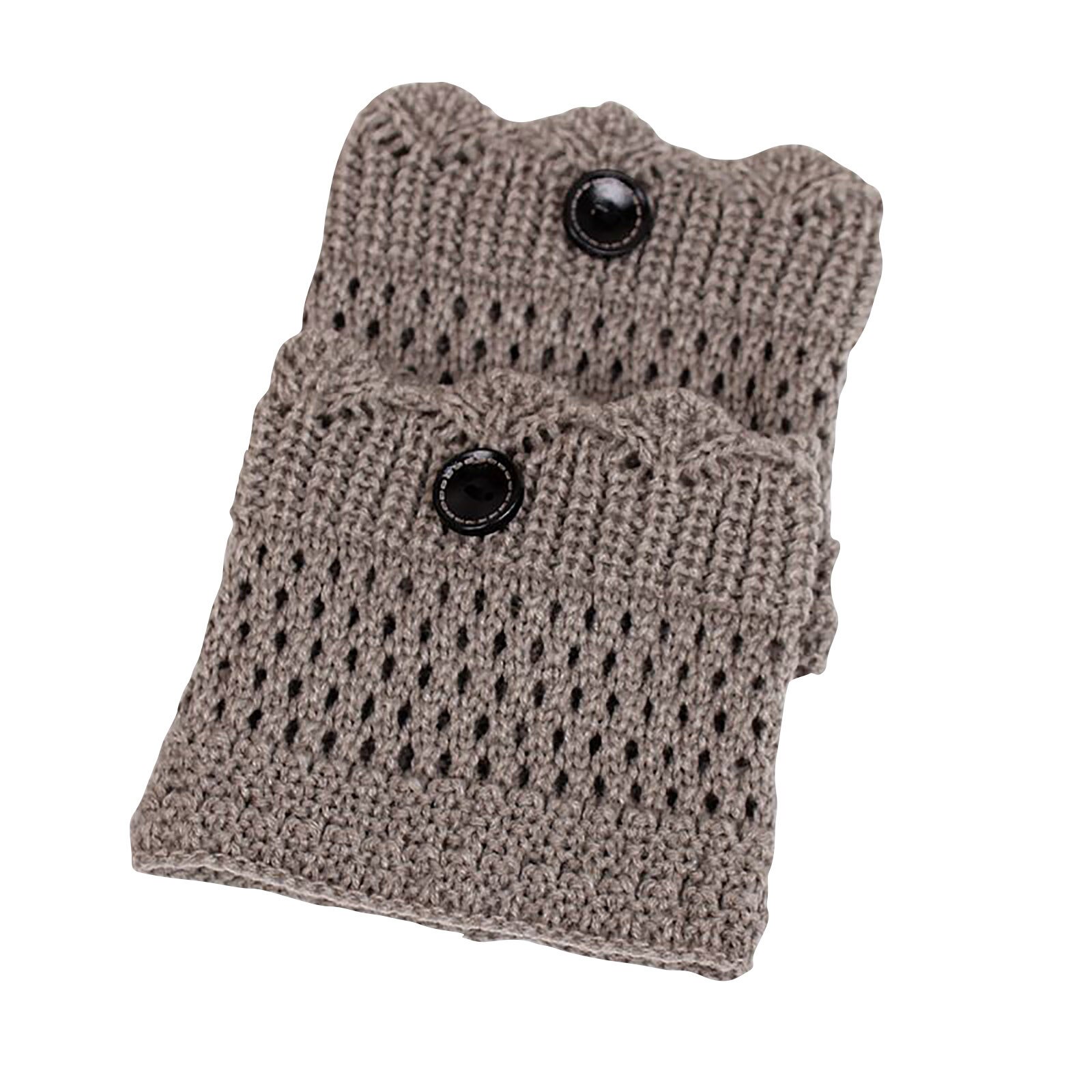 2 Pairs Frauen Kurze Taste Crochet Beinlinge Winter Herbst Knit-Boot Cuffs Socken Boot Wärmer Boot-Toppers Gamaschen Bein wärmer