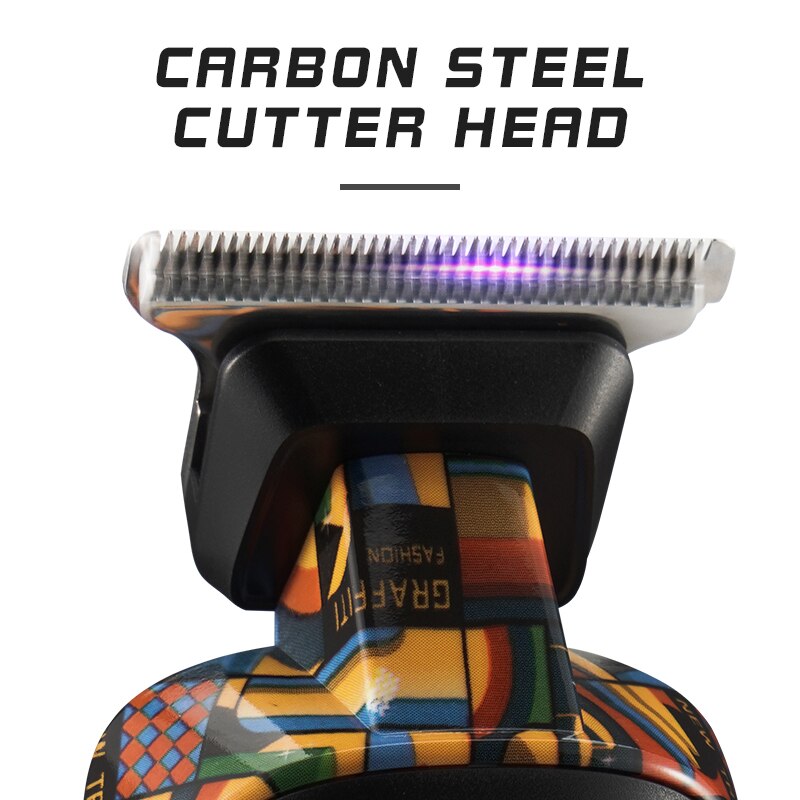 Kemei – tondeuse professionnelle pour hommes, rasoir USB pour couper les cheveux et raser la barbe