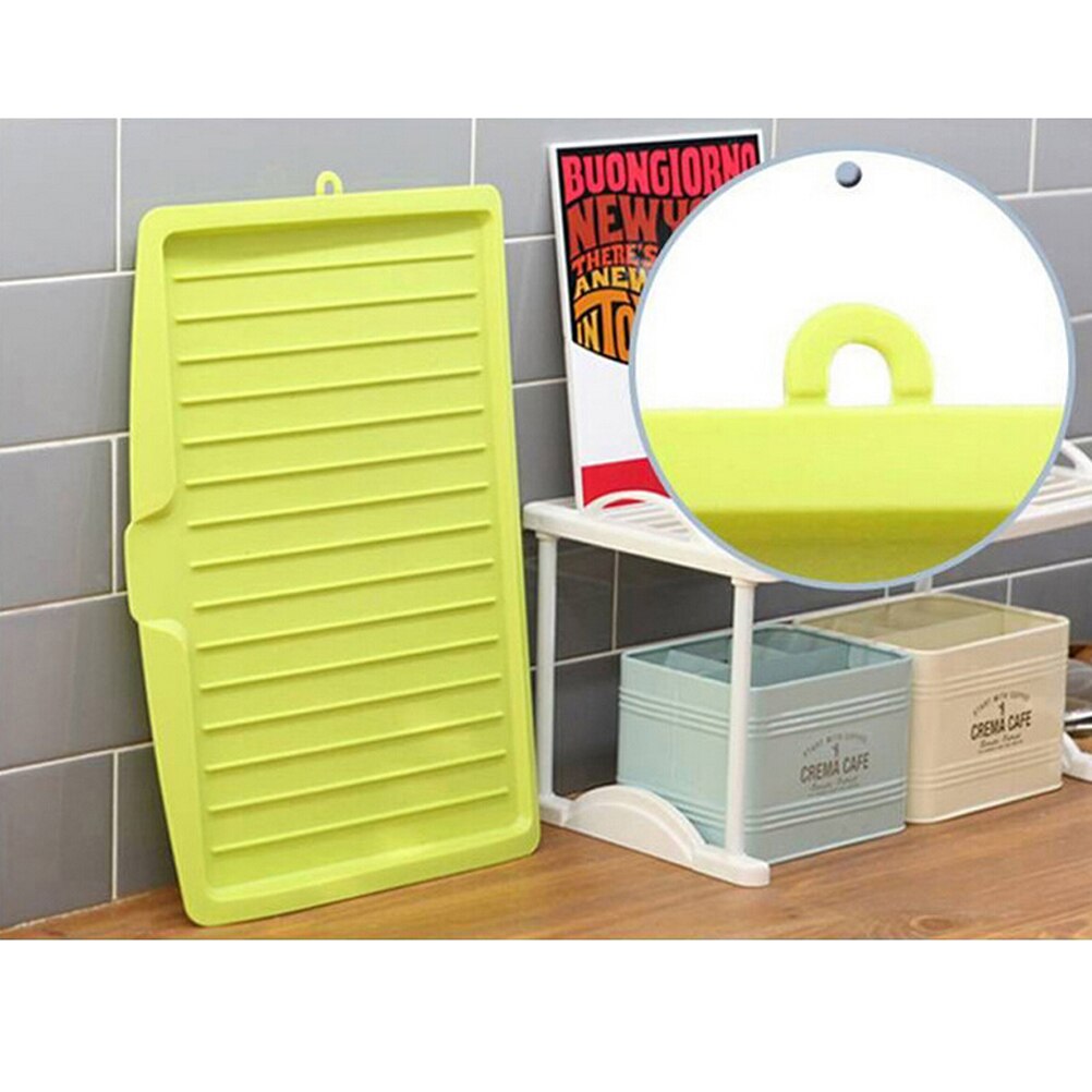 Collapsible Plastic Dish Drainer Drip Tray Plate Cutlery Holder Kitchen Sink Rack tray storage drain rack