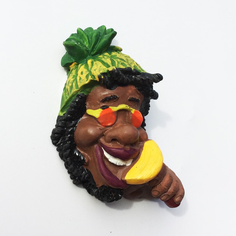 Jamaica Magneet 3D Hars Magnetische Koelkast Stickers Jamaica Folk Toerisme Ambachten Souvenir Home Kitchen Decor Idee