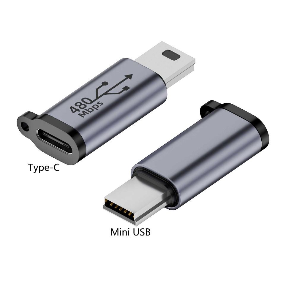 USB Type-C Adapter Type C To Micro To Mini USB Female To Male Converters: Yellow