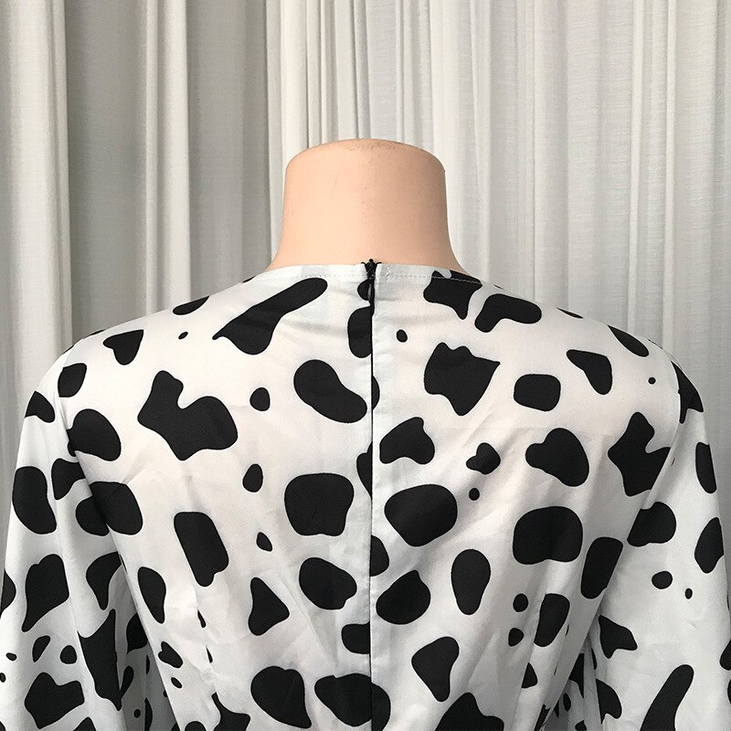 African Clothes Leopard Print Robe Long Dress Women African Dresses For Women O-Neck Flare Sleeve Maxi Dress Dashiki Vestidos