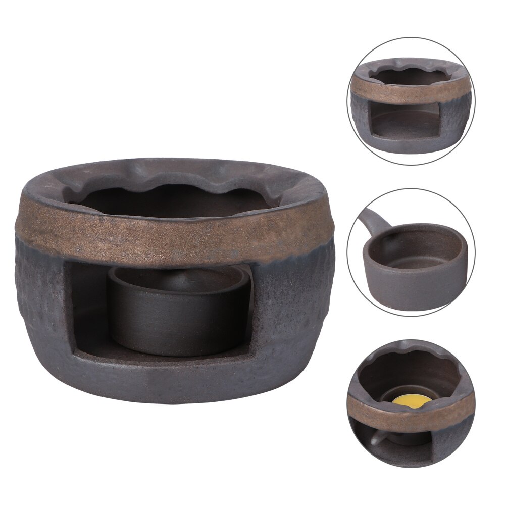 1Pc Theepot Warmer Retro Keramische Thee Warmer Thee Heater Keramische Kaars Standhouder Thee Kachel Warmer
