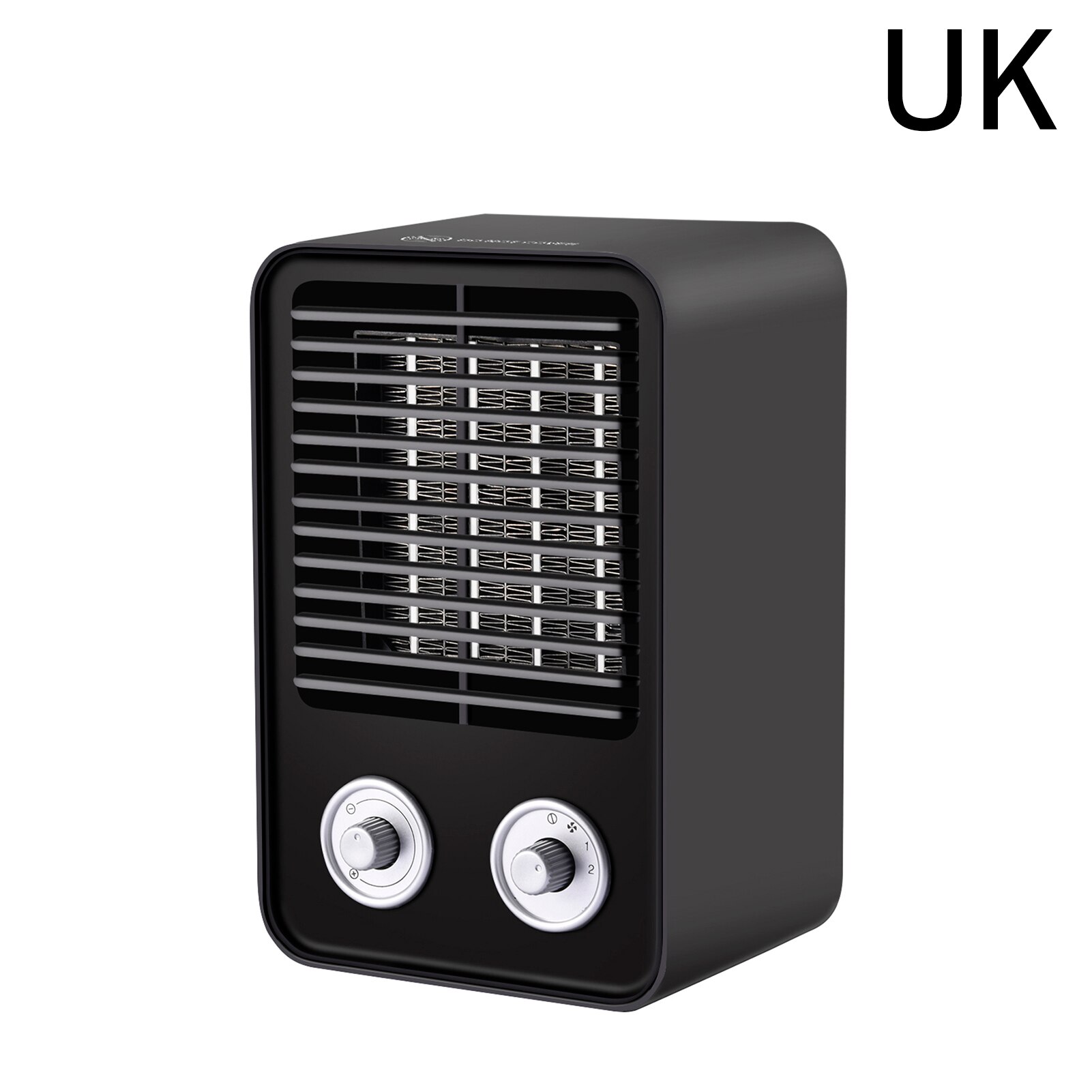 Draagbare Elektrische Kachel Ventilator Kachel Desktop Mini Verwarming Air Heater Voor Thuis Ruimte Winter Warmer Ventilator Elektrische Kachel: UK