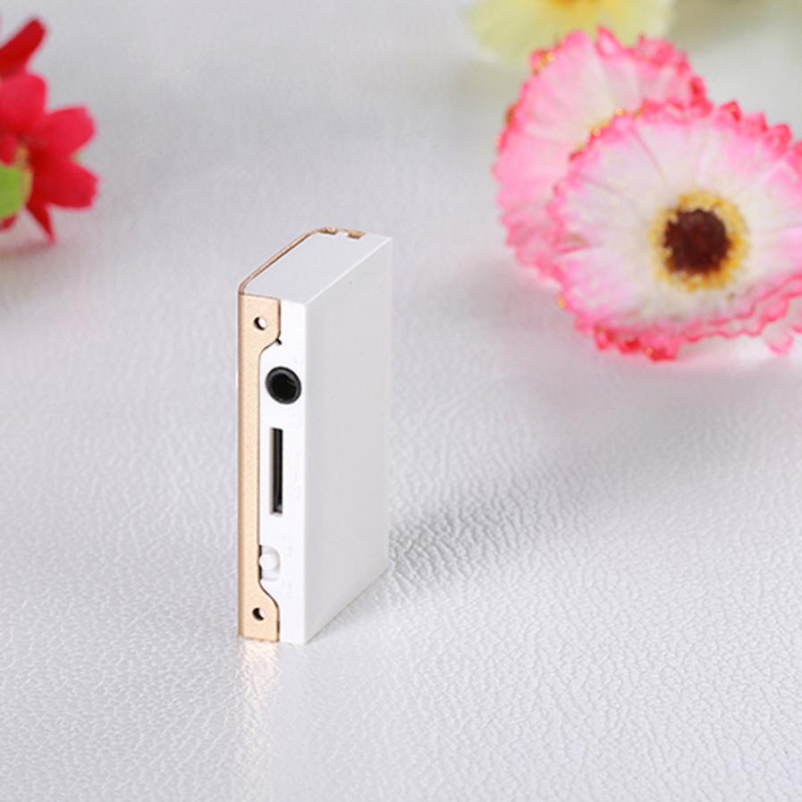 Overmal Slick Stylish USB Mini MP3 Player LCD Screen Support 8GB Lithium Battery Touch Tone Flash Memory < 10 Hours