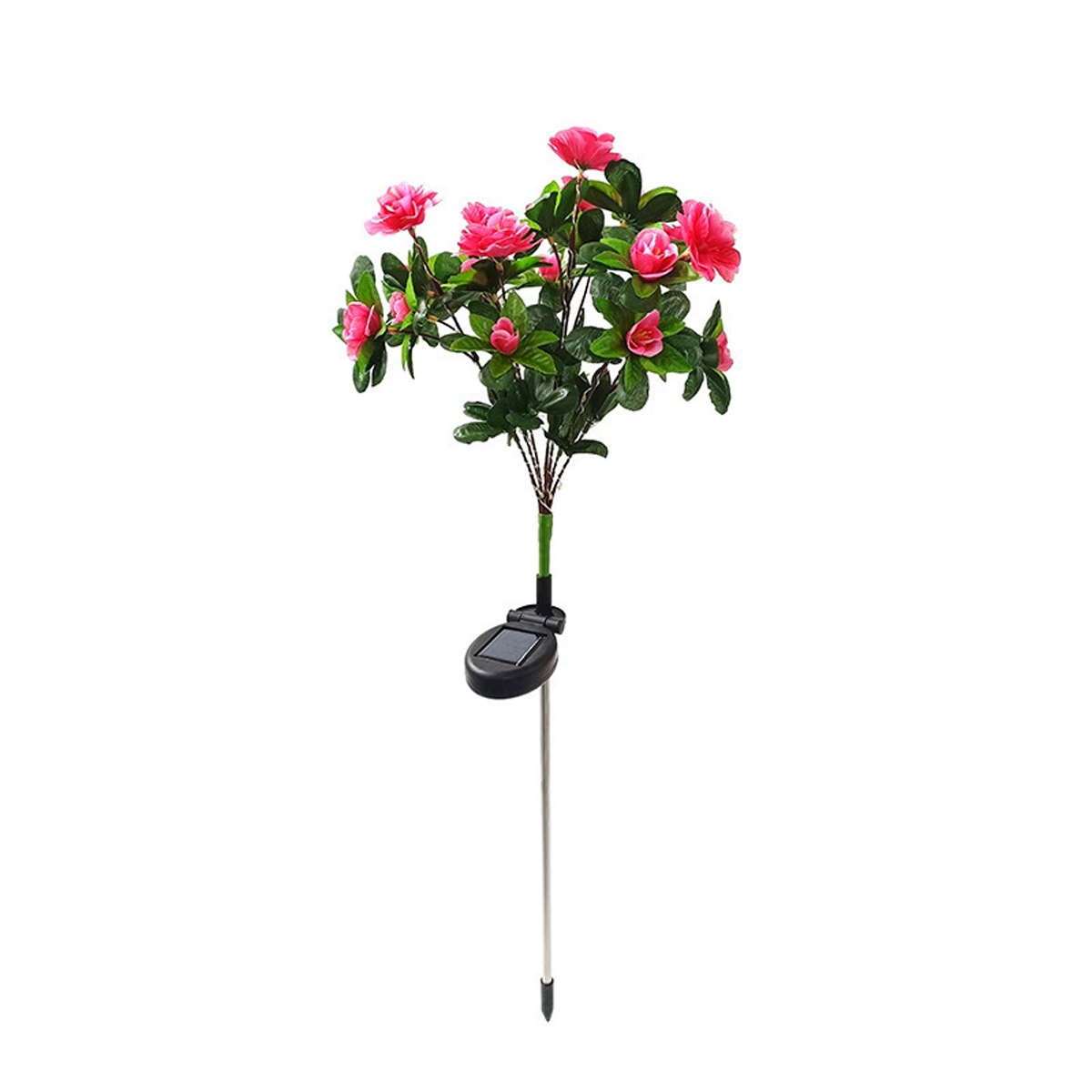 LED lumière solaire étanche azalée fleurs solaires lampe extérieure décorative pour jardin cour pelouse chemin éclairage mariage décor
