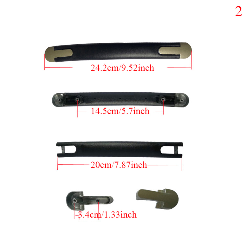 Luggage Handle Handle Grip Trolley Handle Suitcase Handle Bag Handle Replacement Universal Travel Black Luggage Bag Accessories: Red