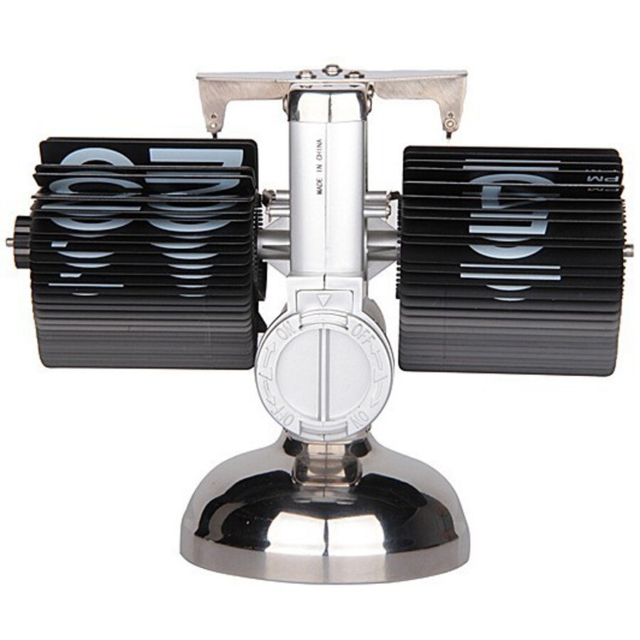 Retro Style Flip Desk Shelf Clock Classic Mechanical Digital Display Flip Clocks Battery Powered - Home & Office Decor