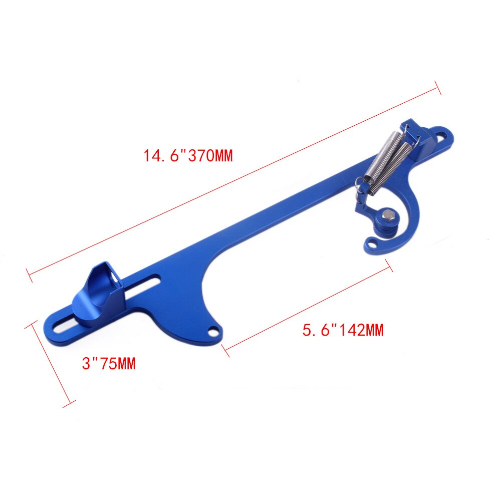 RASTP - Arrived Billet Aluminum Throttle Cable Bracket Carburetor Bracket for Holley 4150 & 4160 Series Carburetor RS-THB002