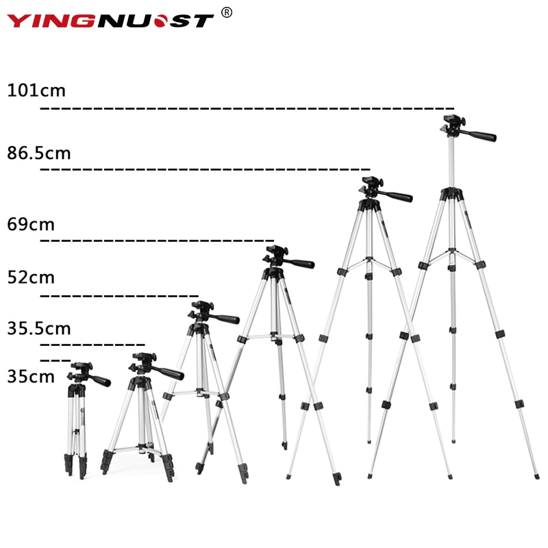 Zhuoyue ZY 324 334 Photographic Travel Compact Aluminum Tripod Monopod 1050mm for Digital SLR Camera Stand
