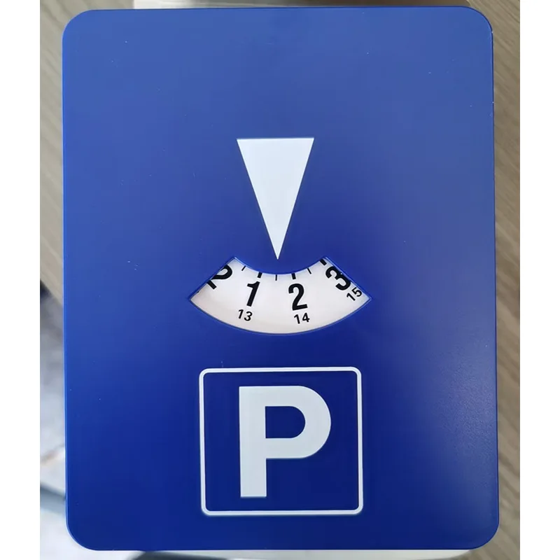 Electronic Plastic Parking Card Timer Digital Parking Lot Clock Car Accessory Temporary Parking Permit Clear Transparent