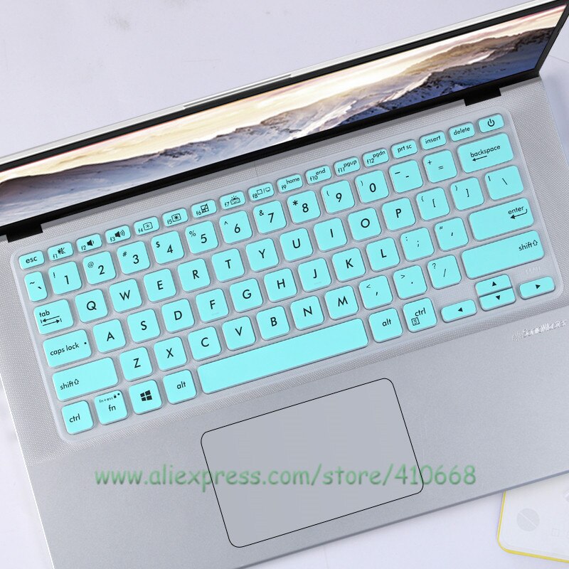 Silicone Laptop Keyboard Cover Skin Protector For ASUS VIVOBOOK X415 X415EP X415EA X415JA X415MA X415E 14 R415UA R415JA R424FA: Skyblue