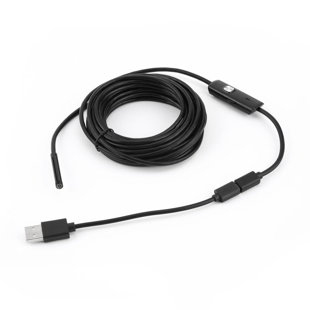 Endoscoop mini camera otoscopio usb beveiligingscamera 5.5mm voor android telefoon smartphone en pc otoscoop inspectiecamera