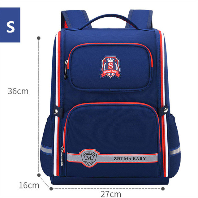 Großer, wasserdichter Oxford-schulrucksack für jungen und mädchen, komplett offen, Ich bin angesagten weltraum-Entwurf, Ideal für schüler und studenten.: Blau klein