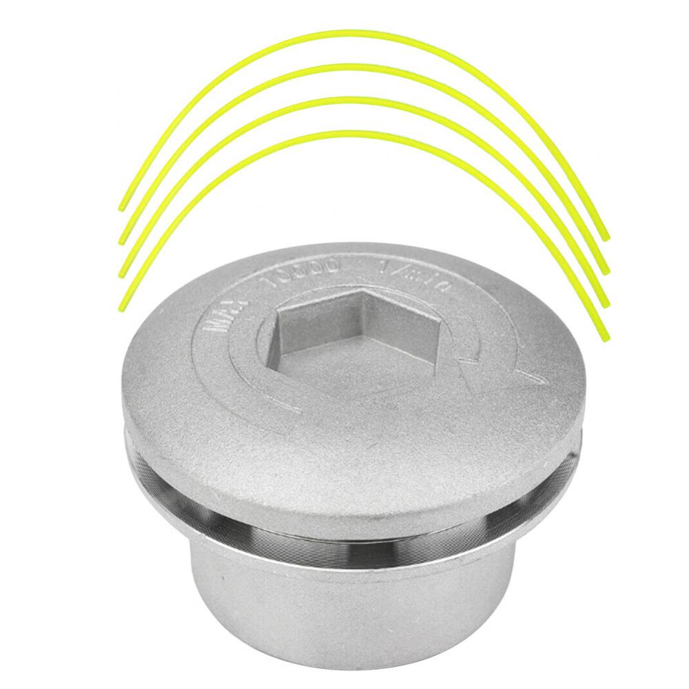 Universele Aluminium Trimmer Hoofd Met Vier String Set Tuin Gras Bosmaaier Accessoires Duurzaam Strimmer Hoofd Voor Grasmaaier: 01