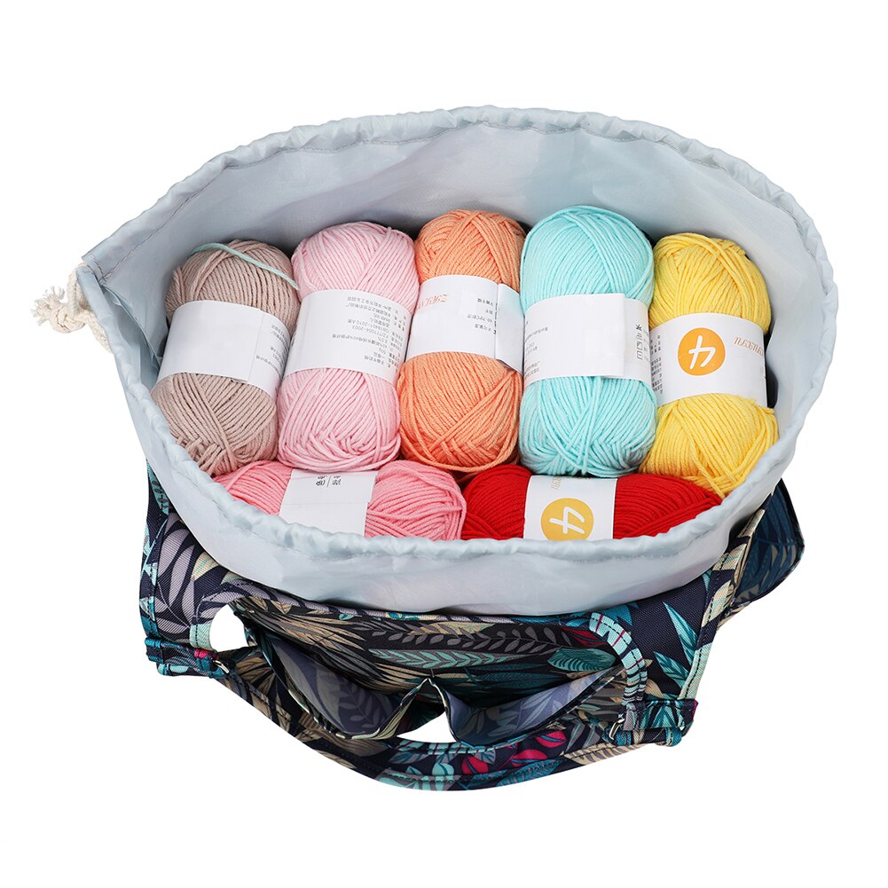 Knitting Sewing Tools Bag Practical Multi-functional Durable Crochet Organizer DIY Needles Needlework Storage Tote