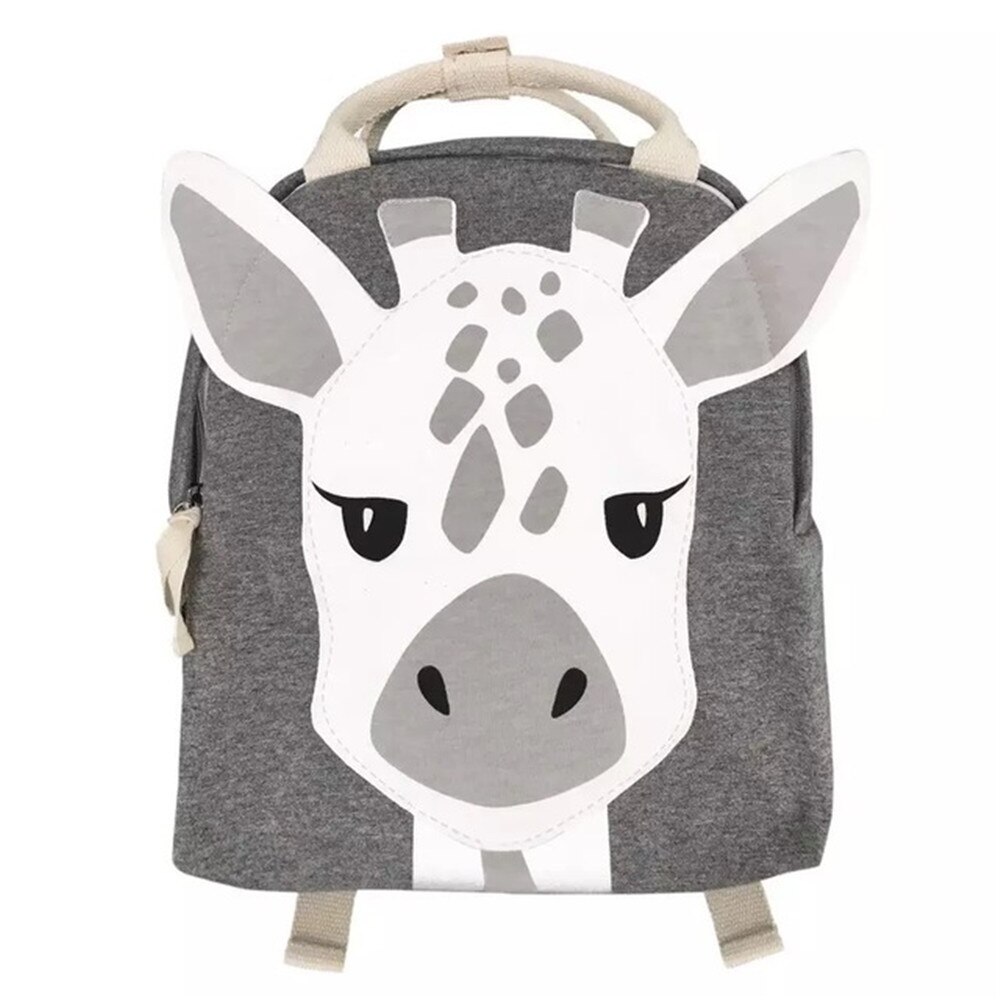 Sac à dos pour enfants, animaux, sac d&#39;école pour garçons et filles en bas âge, maternelle, dessin animé lapin papillon: giraffe