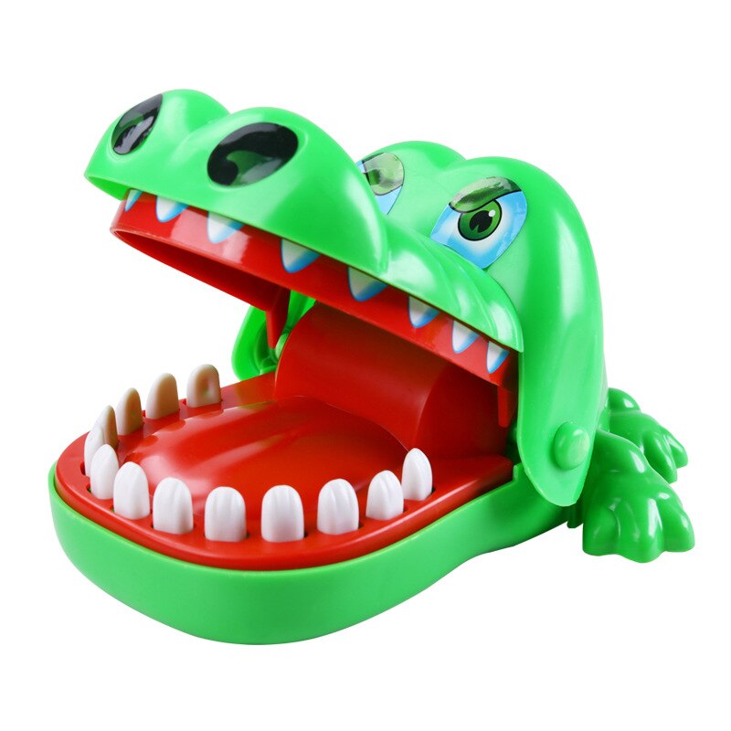 Trick legetøj stort bordspil krokodille bid finger haj pas på ond hund pirat spand xinqite legetøj udfordring legetøj spoof legetøj: 01