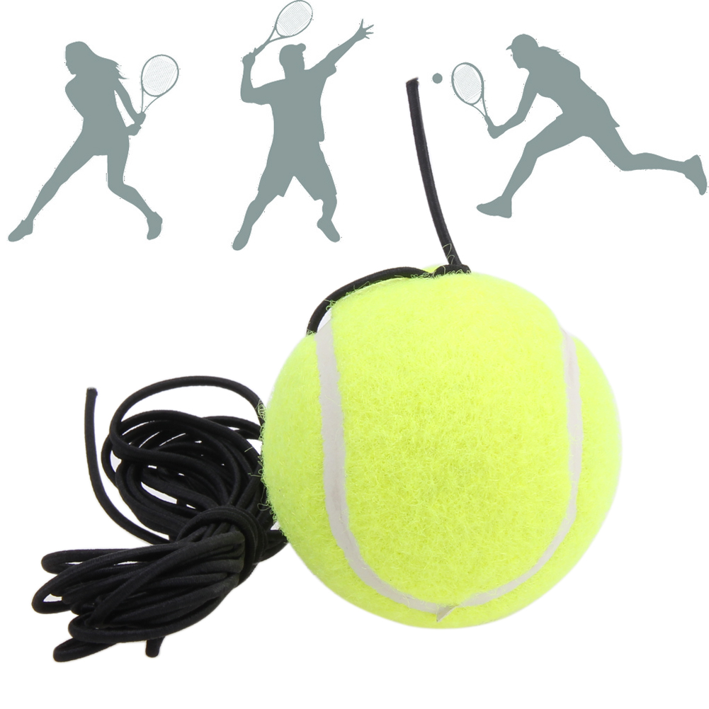 Strängbyte elastiskt gummiband tennisbollar säljer bra tennis träningsbälte linje träningsboll