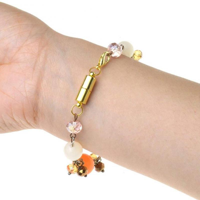 5pcs Magnetic Clasps For DIY Bracelet Necklace Chain Making Fasteners Clasp Buckle Jewelry Connector Findings Hook