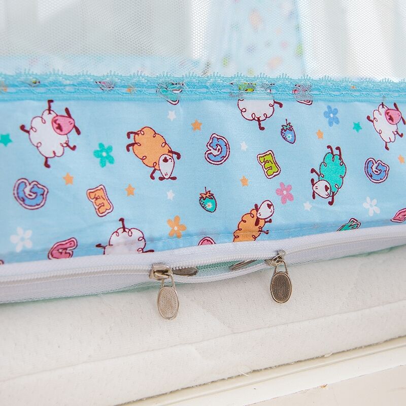 Moustiquaire Portable | Lit de bébé pliable, dessin animé, soutien-bas, tentes de berceau, moustiquaires pour enfants de moins de 10 ans