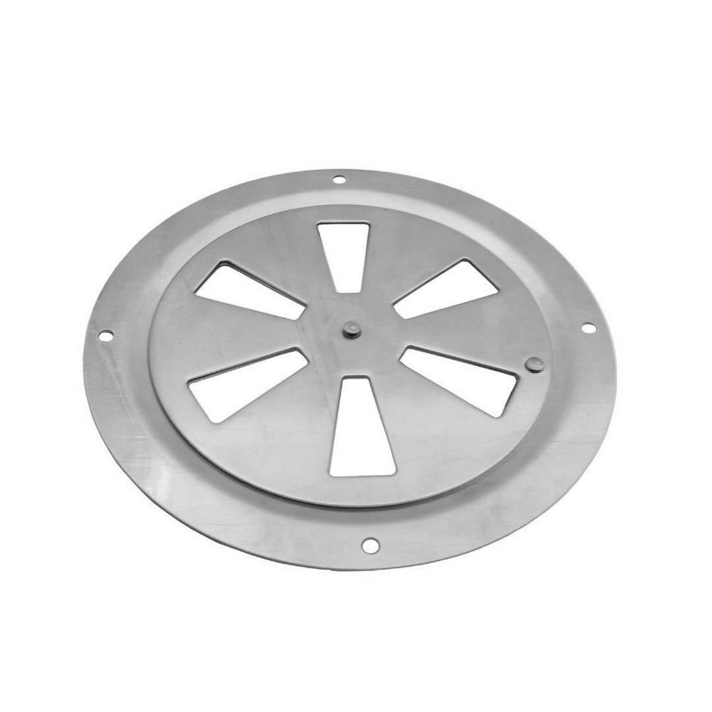 Rustfritt stål 316 båter marine runde luftgitter ventilasjonsgitter ventilasjon lamellventilator grilldeksel side knottåpning